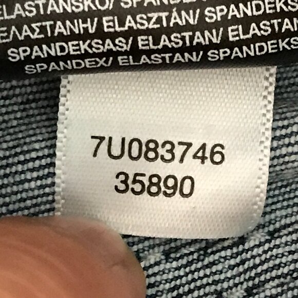 7 for all Mankind Portia Slim Jeans Women 27 Blue High Rise Button Fly Stretch - Picture 15 of 15